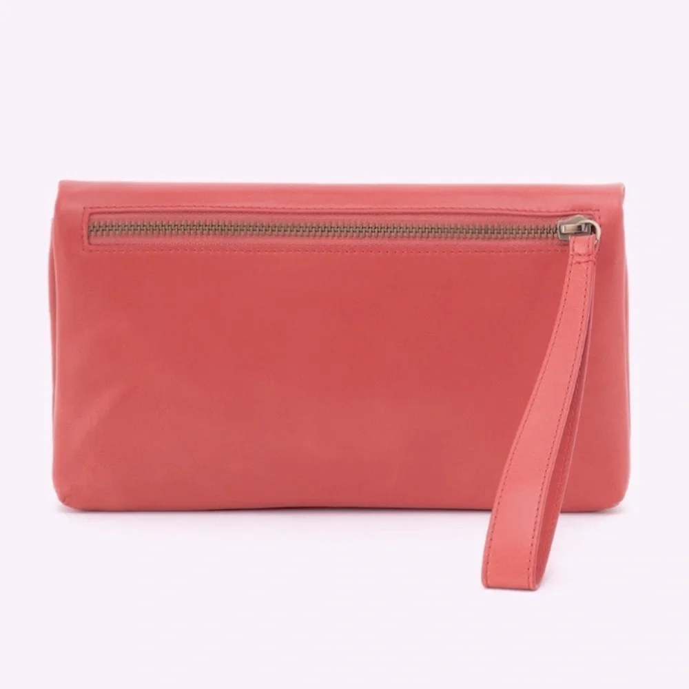 HOBO Coral Leather Wristlet Clutch - Picture 3 of 10